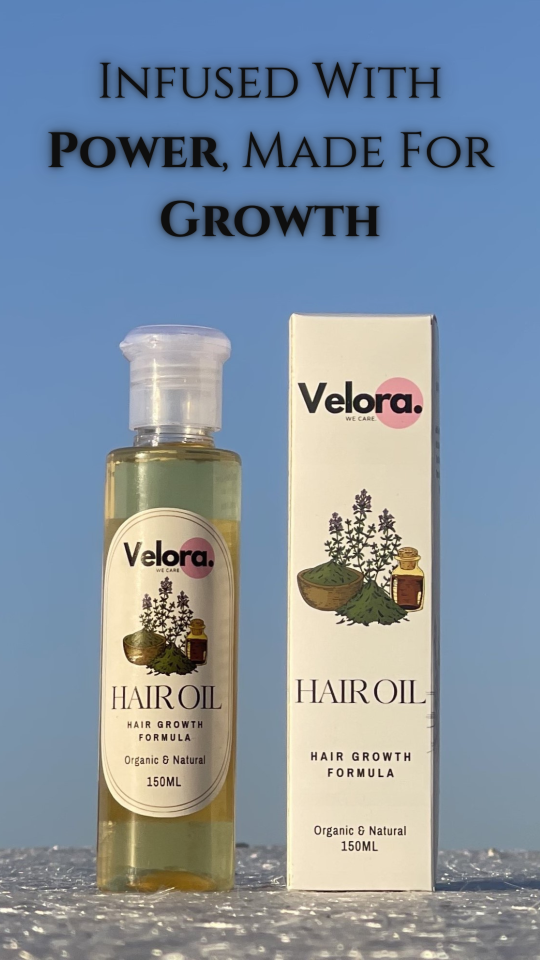 Velora Hair Growth Oil - Ginseng Infused Formula