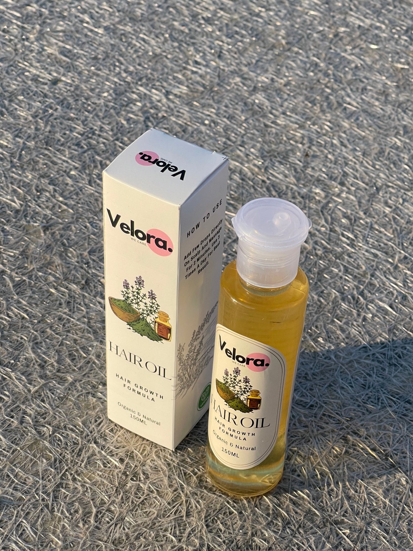 Velora Hair Growth Oil - Ginseng Infused Formula