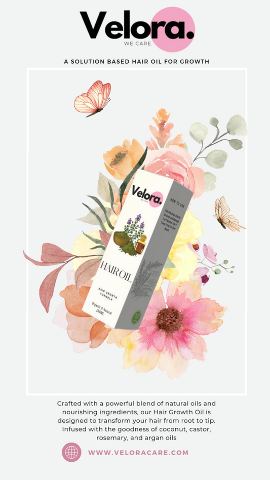 Velora Hair Growth Oil - Ginseng Infused Formula
